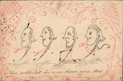 Handgemalt - uns erblickst du nur dieses eine Mal, 1899, I-II  ...