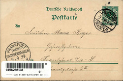 Handgemalt - uns erblickst du nur dieses eine Mal, 1899, I-II  ...