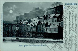 Luxemburg (Luxemburg) Mondschein-AK 1898 I-II  Automatically ...