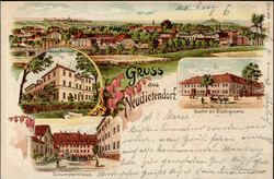 Neudietendorf (o-5103) Gasthaus der Brüdergemeine 1900 I  ...