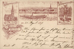 105450: Deutschland West, Plz Gebiet W-54, 545 Neuwied - Postkarten