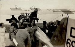 Halle Saale (o-4000) Deutscher Rundflug Landung in Halle I-II R!R!
