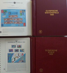 Olympia - Sammlung mit vier Motiv-Sammlungen aus Abo-Bezug, meist ...