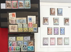 Vatikan Sammlung im Vordruckalbum mit etwas Euro-Nominale, ...