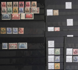 Deutsche Auslandspostämter/Deutsche Kolonien, kleines Lot auf ...