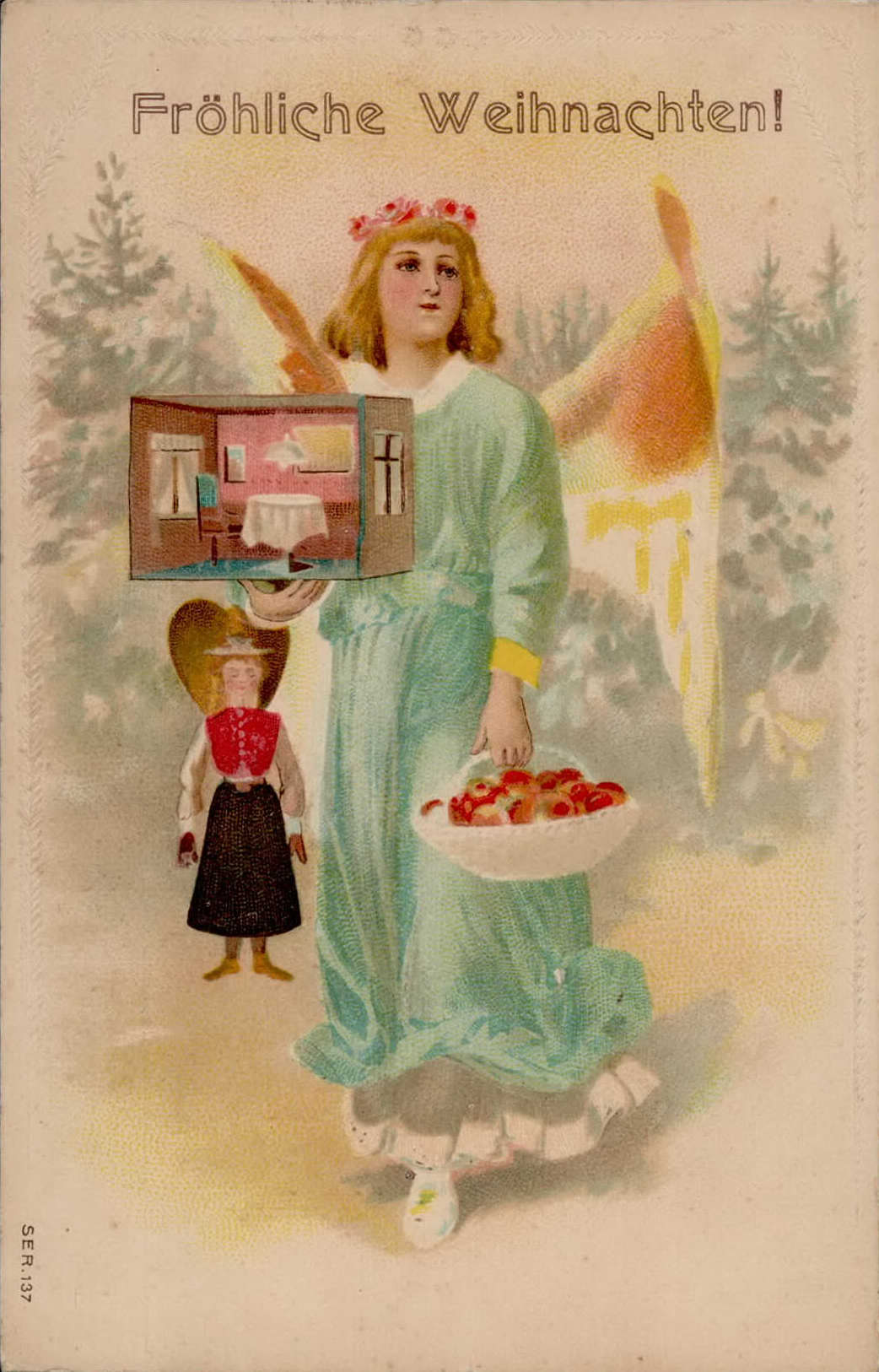 Weihnachten Engel Präge-AK I-IIAutomatically generated translation ...
