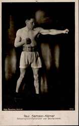 Autograph/Autogramme Samson-Körner, Paul Schwergewichtsmeister 1924 ...