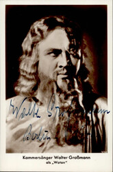 Autograph/Autogramme Grossmann, Walter Kammersänger I-II  ...