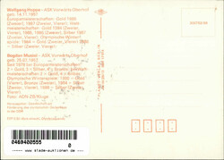 Autograph/Autogramme Hoppe, Wolfgang und Musiol, Bogdan I-II  ...