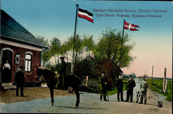 Dänemark Fjersted Homlund, Deutsch-Dänische Grenze ...