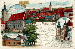 114200: Deutschland Ost, Plz Gebiet O-42, 420-422 Merseburg - Postkarten