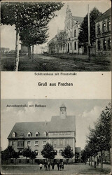 105020: Deutschland West, Plz Gebiet W-50, 502 Frechen - Postkarten
