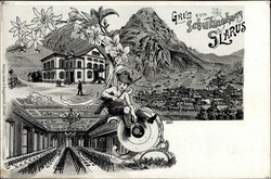 190090: Switzerland, Canton Glarus - Picture postcards