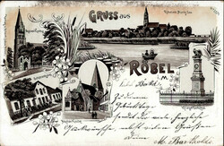 112070: Germany East, Zip Code O-20, 207 Röbel - Picture postcards