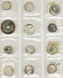 Münzen Album mit 25 klassischen Münzen (ungeprüft) dabei Römer, ...