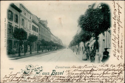 Basel (Basel Stadt) Clarastrasse, Handlung Spreng 1902 I-II  ...