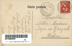 Basel (Basel Stadt) Winter-AK 1905 II (Eckknick)  Automatically ...