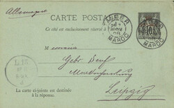 2650: Französische Post in Marokko - Ganzsachen