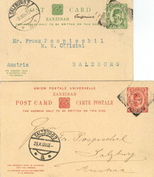 5600: Zanzibar - Postal stationery