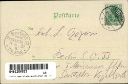 DARKEHMEN,Ostpr. - Jugendstil-Litho Kirchenstrasse IAutomatically ...