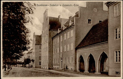 GUMBINNEN Ostpr. - Sodeiker- u. Luisenstrasse-Ecke Marke entfernt ...