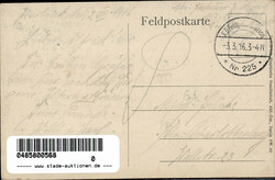 Uzjany (Litauen) Hindenburg-Platz mit Bergstrasse 1916 ...