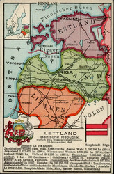 4145: Lettonie - Picture postcards