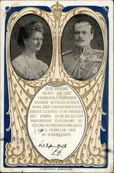 Adel Hessen-Darmstadt Vermählung Großherzog Ernst Ludwig 1905 II ...