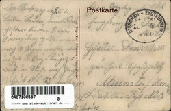 Insterburg Partie am Markt, Handlung Daume, Fahrrad 1917 ...