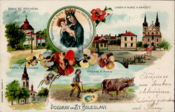 Altbunzlau St. Maria Kirche 1900 I-II  Automatically generated ...