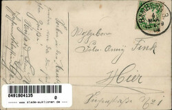 Handgemalt Kunst und Kunst Ludwig II. und Richard Wagner in einem ...