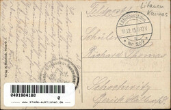 Kowno (Litauen) Kaiser-Wilhelm-Strasse, Strassenbahn 1915 I-II  ...