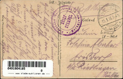 Mitau (Lettland) Bahnhof, Eisenbahn 1916 I-II  Automatically ...