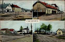 Cachovice (Tschechien) Strassenansichten I-II  Automatically ...