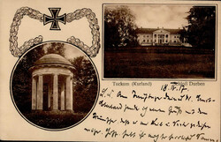 Tuckum (Lettland) Schloss Durben 1917 I-II  Automatically generated ...