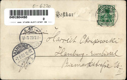 Vacha (o-6220) Alte Burg, Werrabrücke 1902 II (Abschürfung)  ...