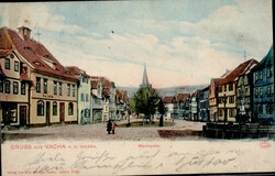 Vacha (o-6220) Marktplatz 1906 I-II  Automatically generated ...