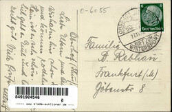 Oberhof (o-6055) Foto-AK Wintersportplatz Bobkurve 1935 I-II  ...