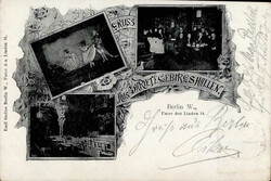 Berlin (1000) Variete Gebirgshallen, Unter den Linden 14, 1900 I-II  ...