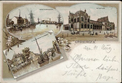 170050: Netherlands, Province Groningen - Picture postcards