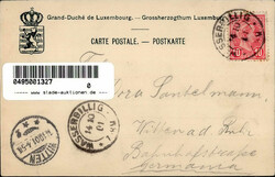 Wasserbillig (Luxemburg) Hotel Meyers-Reinhard 1901 I-IIAutomatically ...