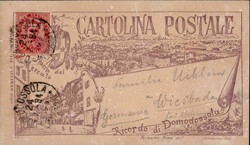 Domodossola (Italien) Vorläufer Piazza del Mercato 1894 I-II