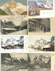 Grindelwald (Bern) Partie von circa 240 AnsichtskartenAutomatically ...