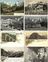 Mürren (Bern) Partie von circa 150 AnsichtskartenAutomatically ...