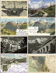Mürren (Bern) Partie von circa 150 AnsichtskartenAutomatically ...