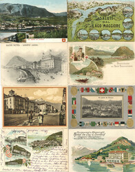 TESSIN (Kanton) Partie von circa 220 AnsichtskartenAutomatically ...