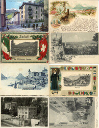 TESSIN (Kanton) Partie von circa 220 AnsichtskartenAutomatically ...