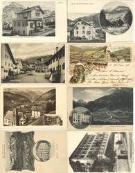 GRAUBÜNDEN (Kanton) Partie von circa 220 AnsichtskartenAutomatically ...