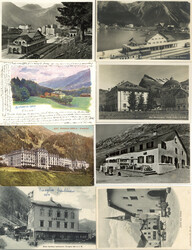 GRAUBÜNDEN (Kanton) Partie von circa 220 AnsichtskartenAutomatically ...