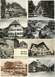 Bern (Kanton) Partie von circa 900 großformatigen Ansichtskarten, ...